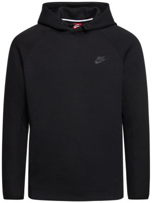 Jopa s kapuco iz flisa Nike črna