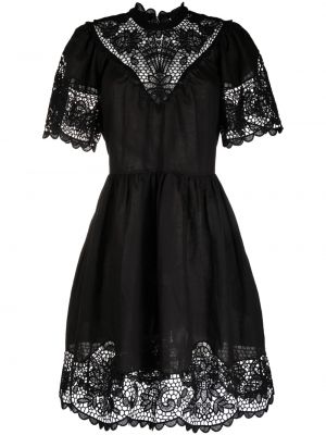 Krajkové šaty Ulla Johnson černé