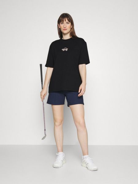 Koszulka z nadrukiem Adidas Golf czarna