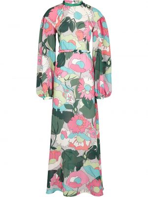 Trykt floral dress Fendi grønn