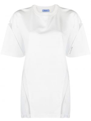 Βαμβακερή μπλούζα Mugler λευκό