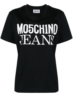 Pamučna majica s printom Moschino
