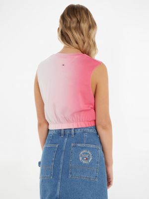 Tank top Tommy Jeans pink