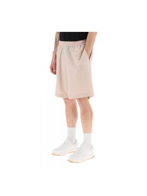 Pantalones cortos de lana Bonsai beige