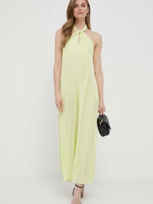 Oversized hosszú ruha Sisley zöld