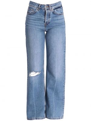 Voľné priliehavé džínsy s rovným strihom Hugo modrá
