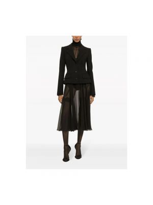 Blusa de seda Dolce & Gabbana negro