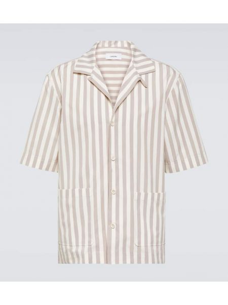 Dryžuota medvilninė marškiniai Lardini