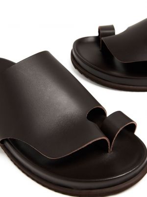 Kožené sandály Ancient Greek Sandals hnědé