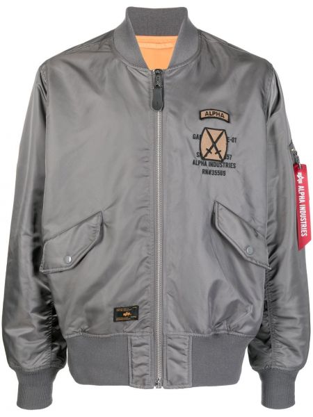 Giacca bomber Alpha Industries, grigio