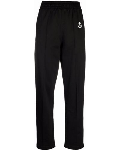 Pantalones de chándal con bordado Isabel Marant étoile negro