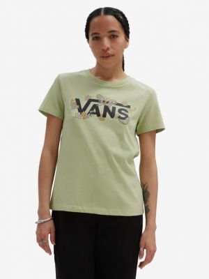 Koszulka z wzorem paisley Vans zielona