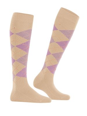Calcetines de cintura alta Burlington violeta