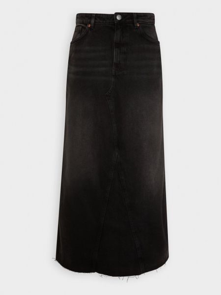 Spódnica jeansowa Monki czarna