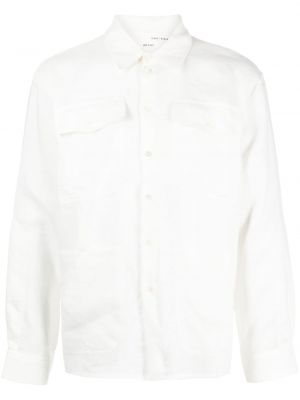 Ленена риза Isabel Benenato бяло
