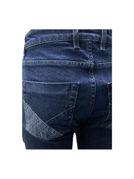 Pantalones cortos vaqueros de algodón Harmont & Blaine azul