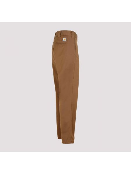 Pantalones rectos Carhartt Wip marrón