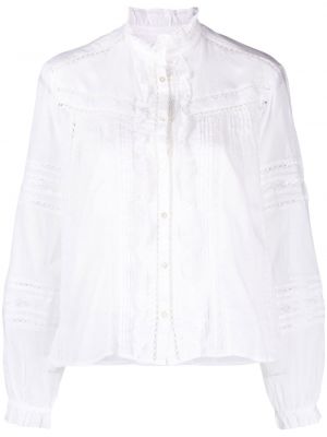 Caurspīdīgs krekls Marant Etoile balts