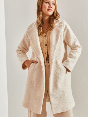Παλτό με τσέπες Bianco Lucci