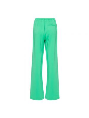 Spodnie relaxed fit Forte Forte zielone