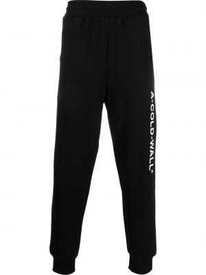 Spodnie sportowe z nadrukiem A-cold-wall* czarne