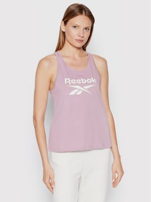Top relaxed fit Reebok fialový