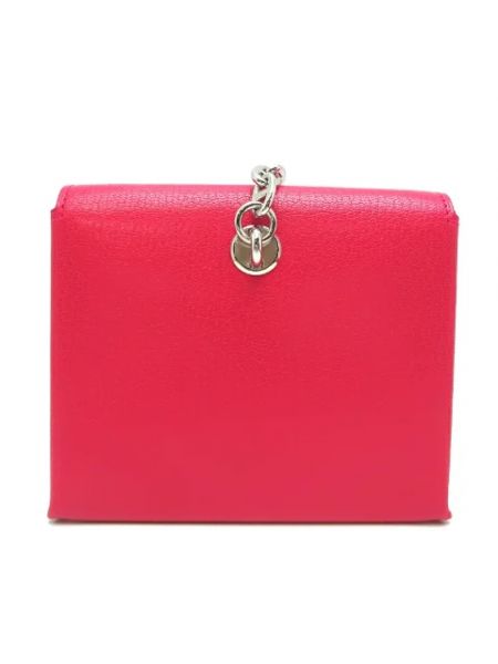 Bolsa de hombro de cuero retro Hermès Vintage rosa