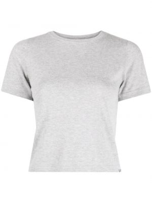 T-shirt en cachemire avec manches courtes Extreme Cashmere gris