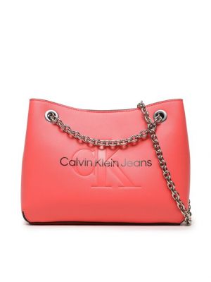 Estélyi táska Calvin Klein Jeans rózsaszín