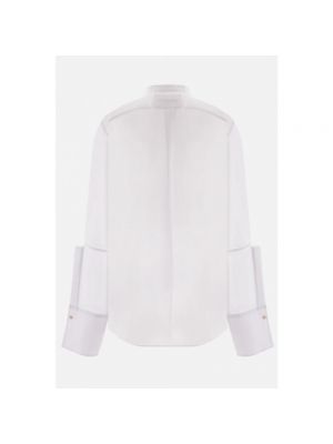 Blusa de algodón oversized Jil Sander blanco
