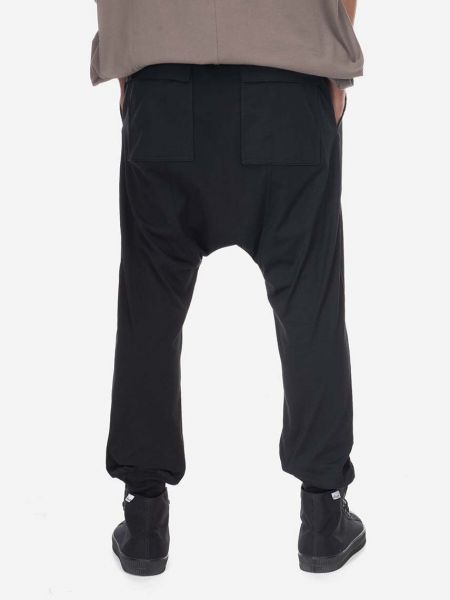 Bavlněné sportovní kalhoty s potiskem Champion černé
