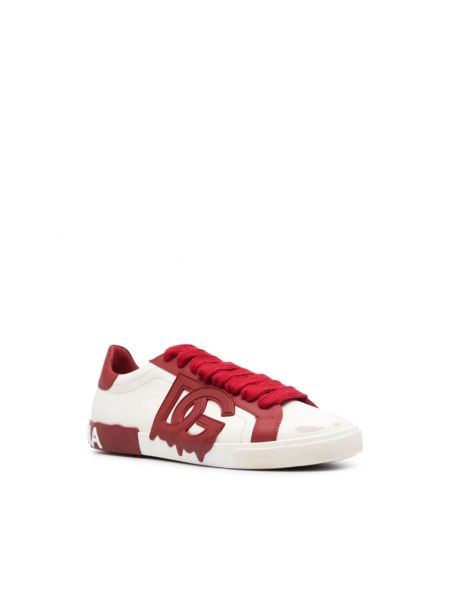 Sneakersy Dolce And Gabbana czerwone