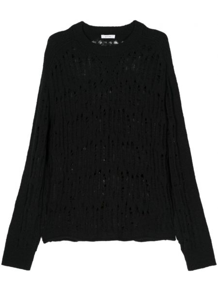 Pull en tricot ajouré Eytys noir