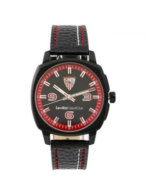 Czarny zegarek Sevilla Futbol Club