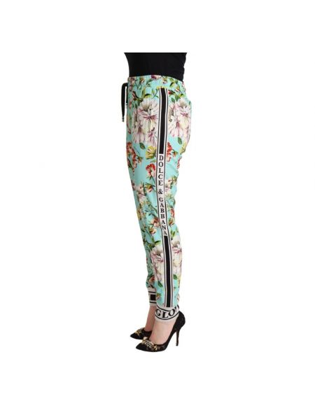 Pantalones de chándal slim fit bootcut Dolce & Gabbana verde