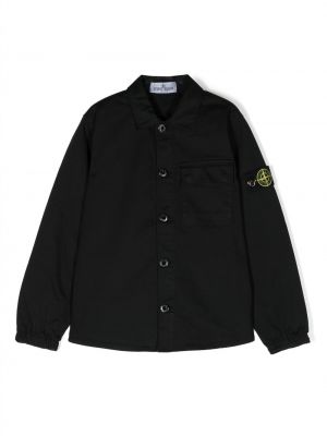 Skjorta för tjejer Stone Island Junior svart