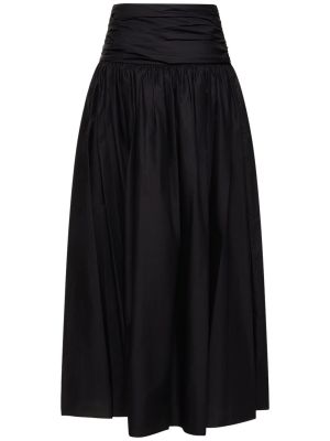Długa spódnica bawełniana Matteau czarna