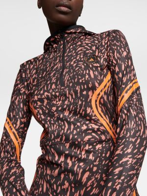 Μπουφάν με σχέδιο Adidas By Stella Mccartney μαύρο