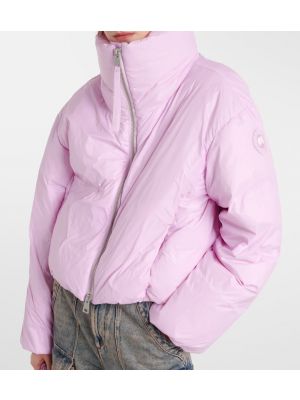 Πουπουλένιο μπουφάν Canada Goose ροζ