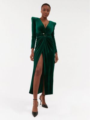 Priliehavé večerné šaty Babylon zelená