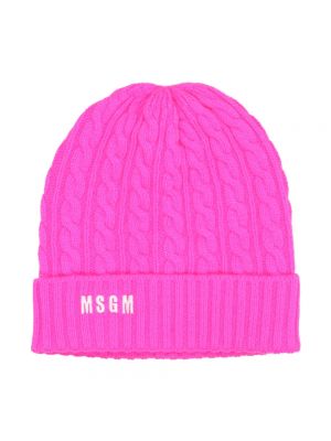 Różowa czapka Msgm