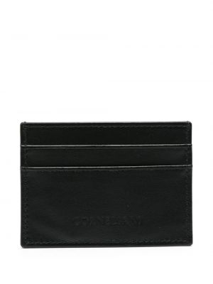 Usnjena denarnica Corneliani črna