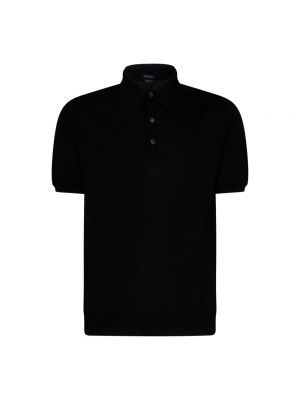 Czarna koszulka Kiton