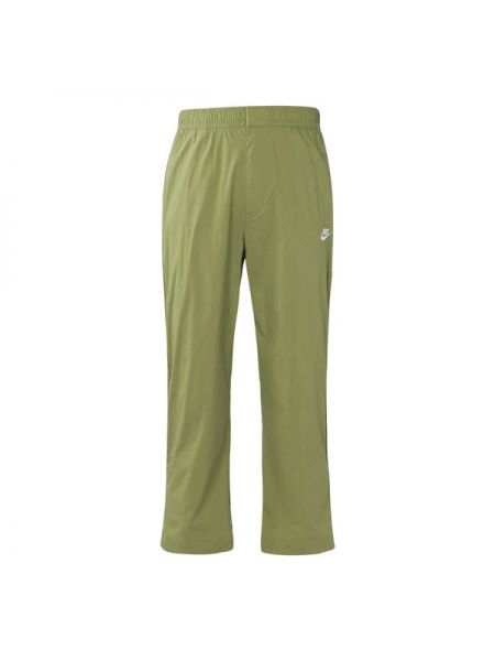 Спортивные штаны с вышивкой Nike зеленые