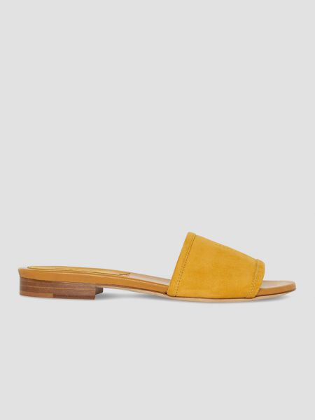Желтые сандалии Kiton