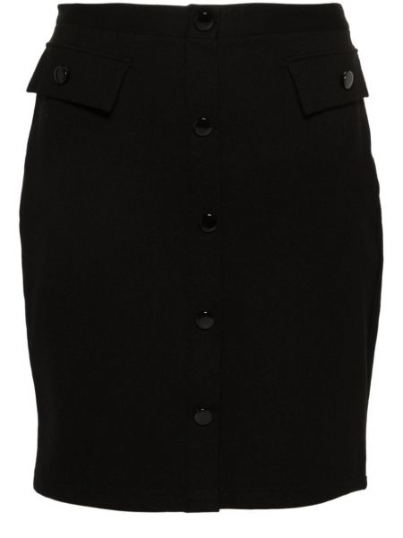 Mini sukně s knoflíky Guess Usa černé