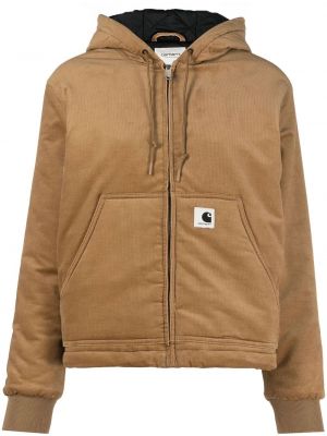 Blixtlås jacka Carhartt Wip brun