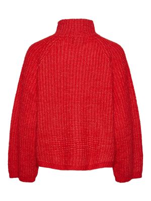 Pullover Pieces rosso