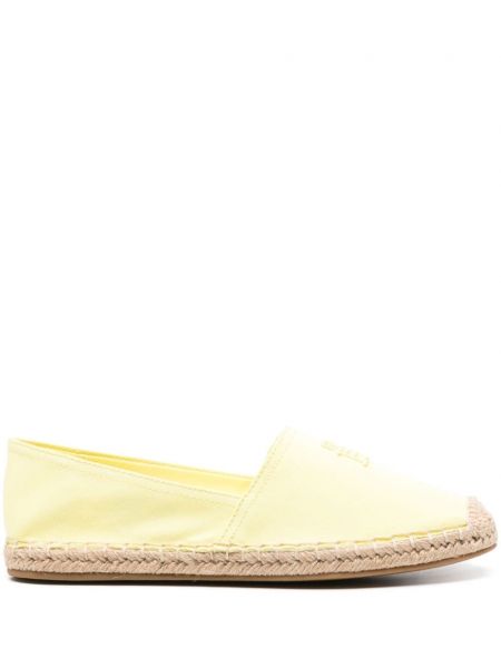 Brodeerattu espadrillot Tommy Hilfiger keltainen