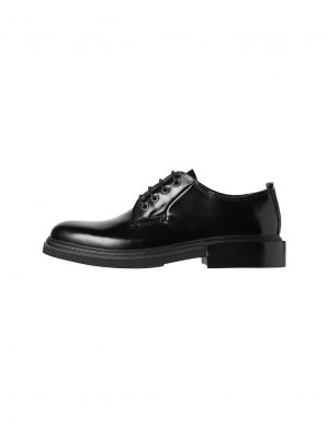 Ниски обувки с връзки Calvin Klein черно